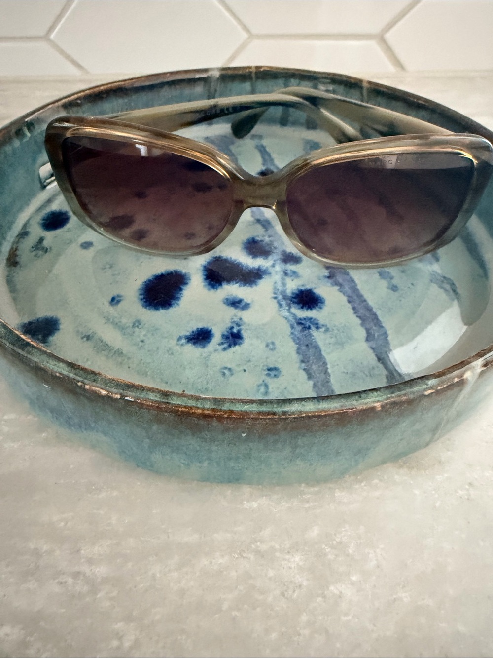Marc by Marc Jacobs Oversized Butterfly Sunglasses Taupe Brown 57mm
